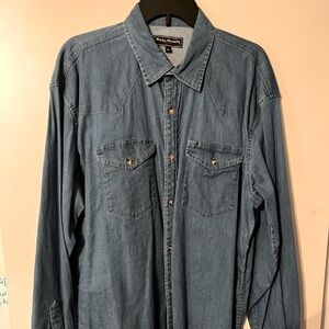 Men’s Real Ranch denim shirt XL